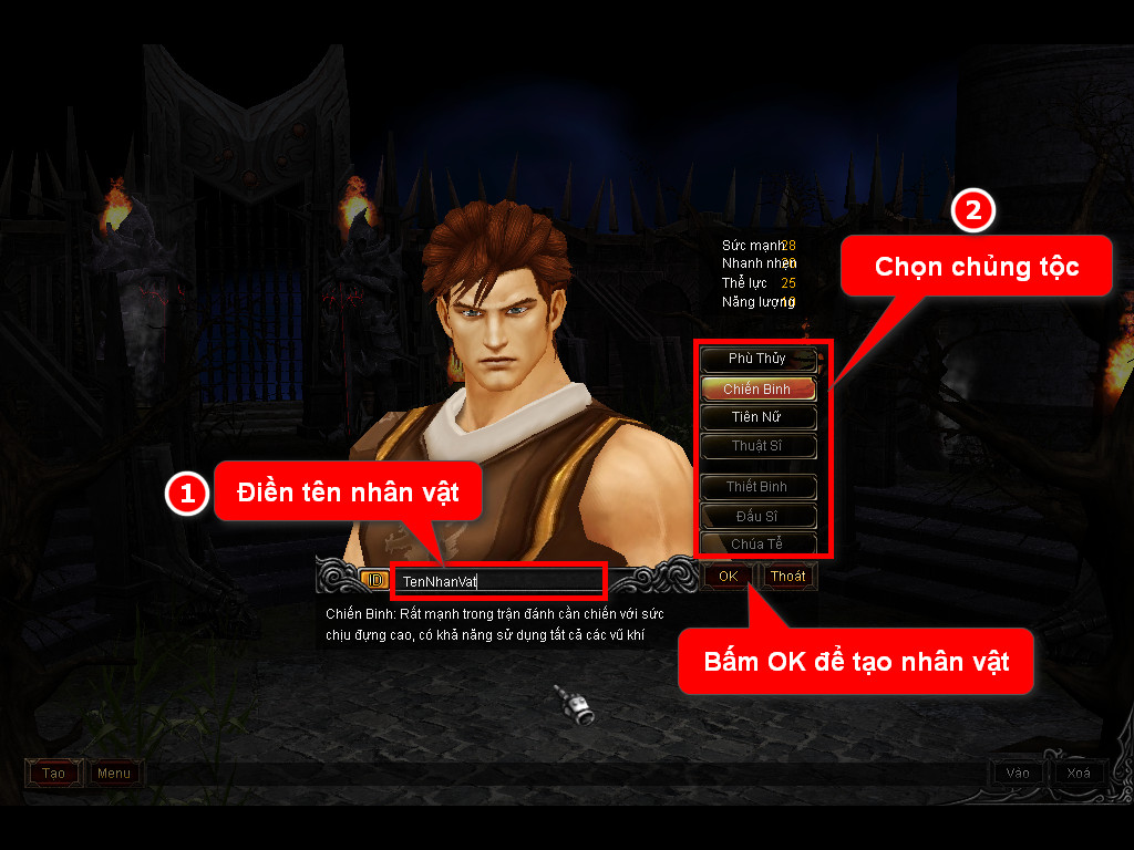 Chức năng chính của Game MU Việt Quốc Chức năng chính của Game MU Việt Quốc